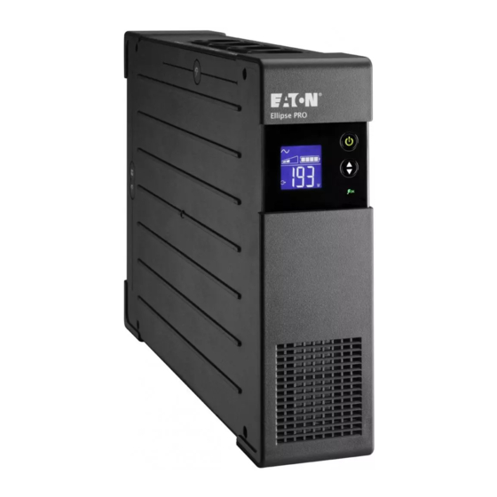 Eaton Ellipse PRO 850 IEC Manual De Instalación Y Usuario