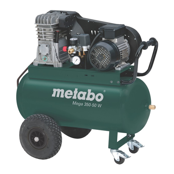 Metabo Mega 350-50 W Manual De Uso
