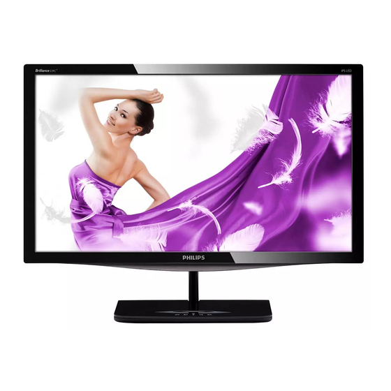 Philips Brilliance 229C4Q Manual De Usuario