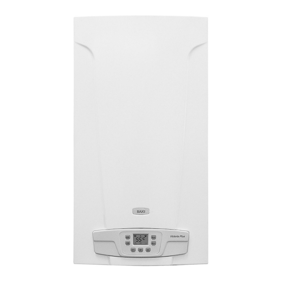 Baxi VICTORIA PLUS 24/24 Instrucciones De Funcionamiento, Limpieza Y Mantenimiento Para El Usuario