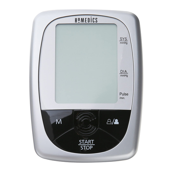 HoMedics BPA-260-CBL Manual