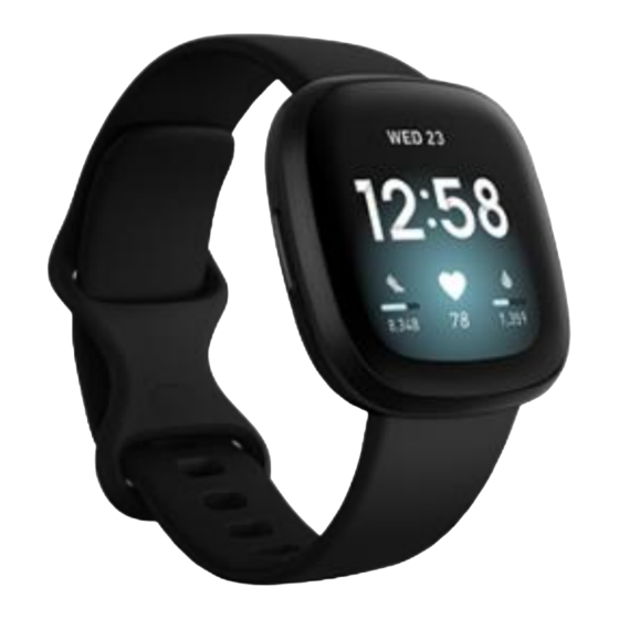 Fitbit Versa 3 Manual Del Usuario