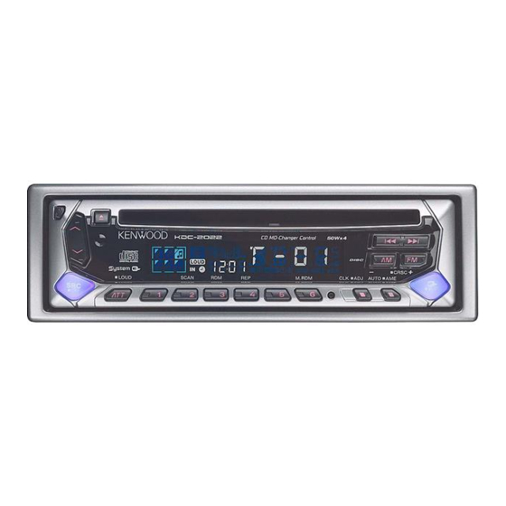 Kenwood KDC-2022 Manual De Instrucciones