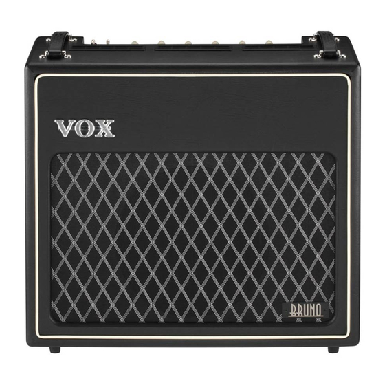 VOX Amplification TB35C1 Manual De Usuario