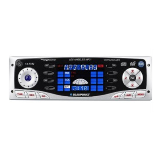 Blaupunkt Los Angeles MP71 Instrucciones De Instalación
