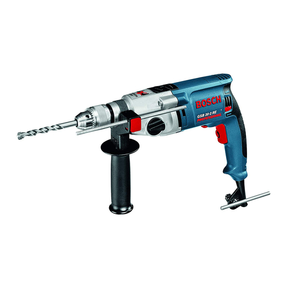 Bosch Professional GSB 20-2 Manual Original