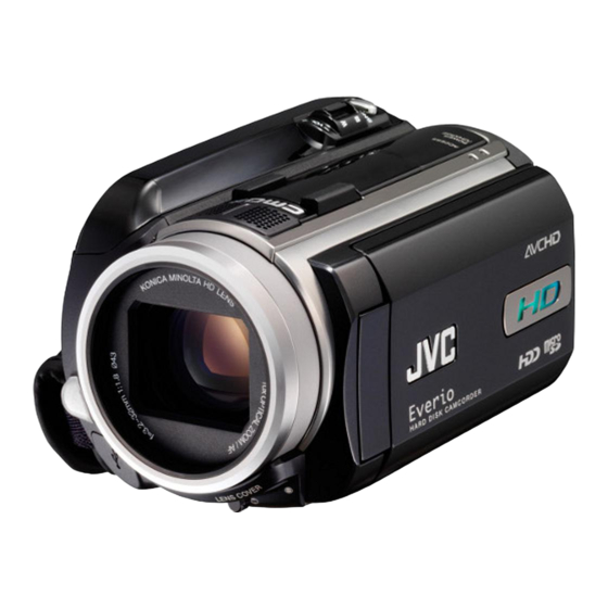 JVC GZ-HD10 Manual De Instrucciones