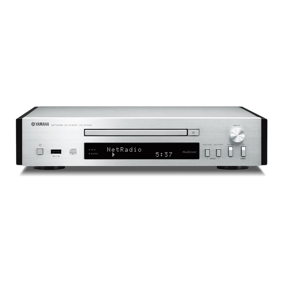 Yamaha CD-NT670 Manual De Instrucciones