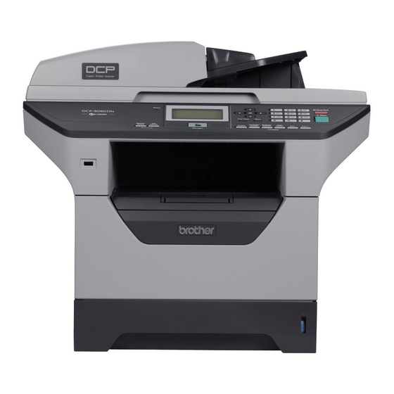 Brother DCP-8080DN Manuales