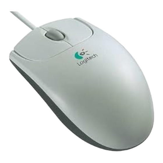 Logitech Pilot Wheel Mouse Optical Manuales