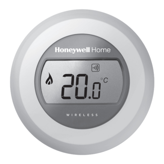 Honeywell Home T87RF Guía De Usuario