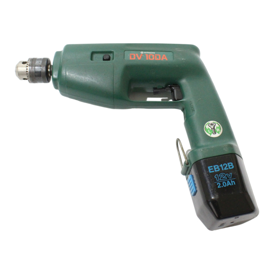 Hitachi DV 10DA Instrucciones De Manejo