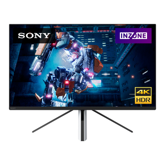 Sony INZONE SDM-U27M90 Manual De Instrucciones