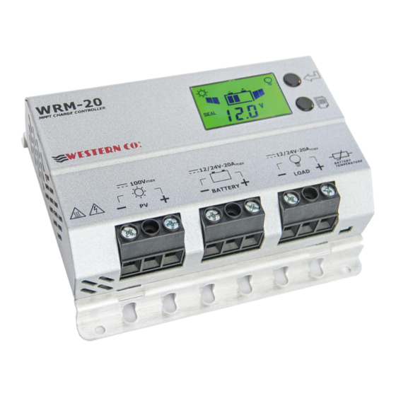 Western Co WRM 20 Manual Del Usuario