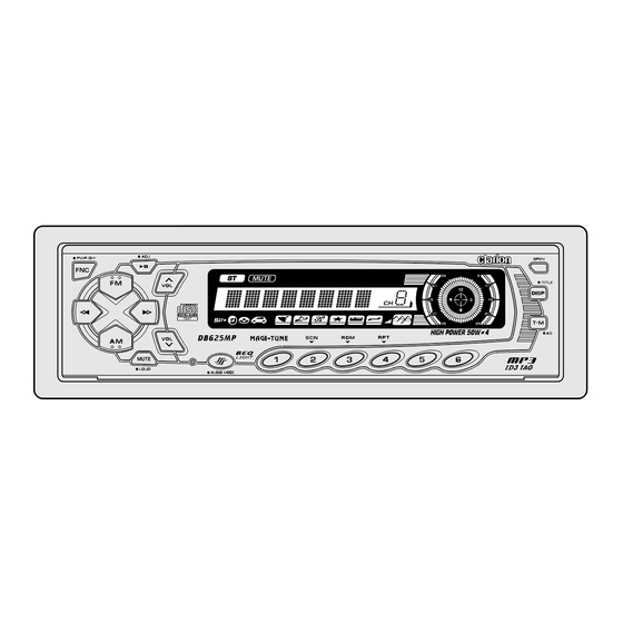 Clarion DB625MP Manual De Instrucciones