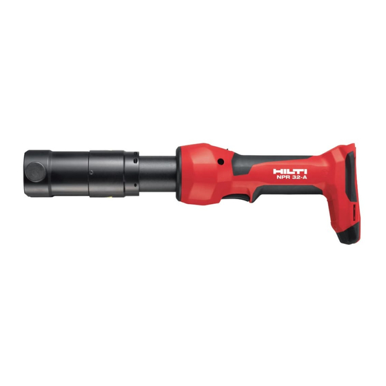 Hilti NPR 032 IE-A22 Manual De Instrucciones