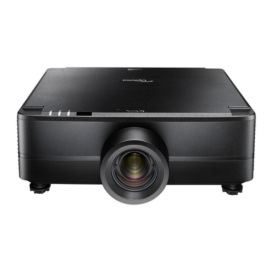 Optoma ZU820T Manual Del Usuario