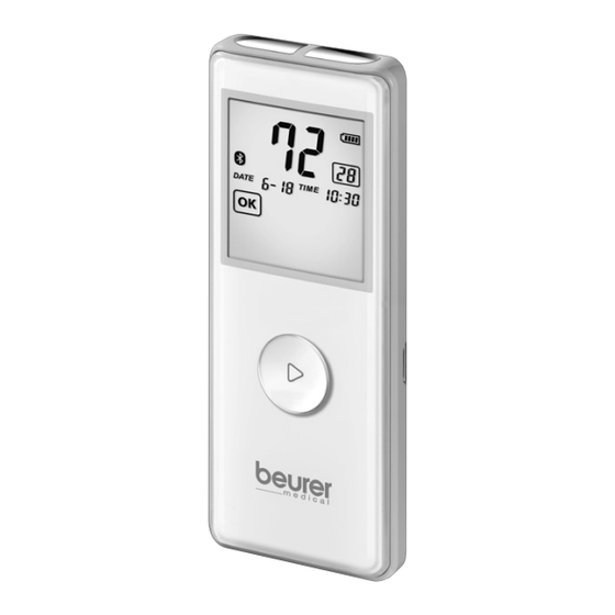 Beurer medical ME 90 Instrucciones De Uso