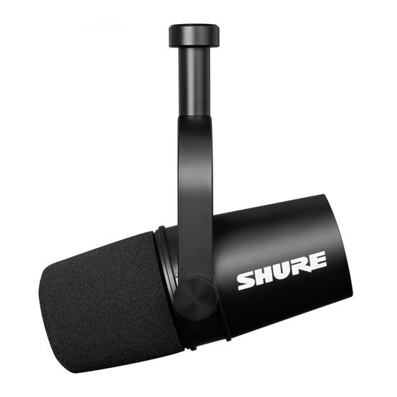 Shure MV7X Manual Del Usuario