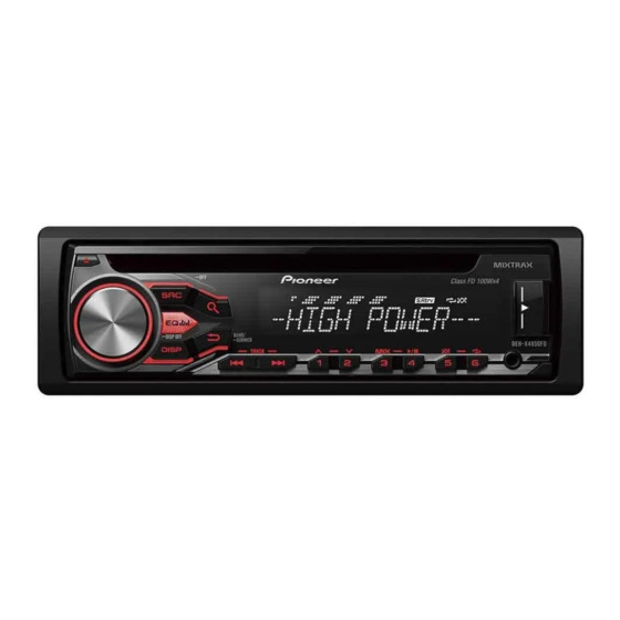 Pioneer DEH-X4850FD Manual De Instrucciones