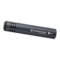 Sennheiser e 614 Instrucciones De Manejo