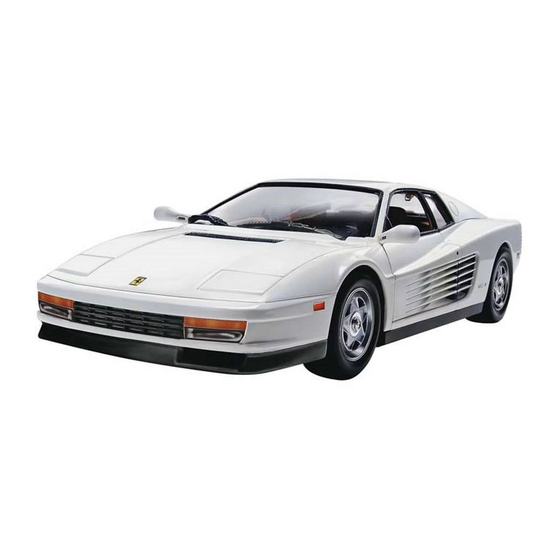 REVELL FERRARI TESTAROSSA MIAMI VICE Guia De Inicio Rapido