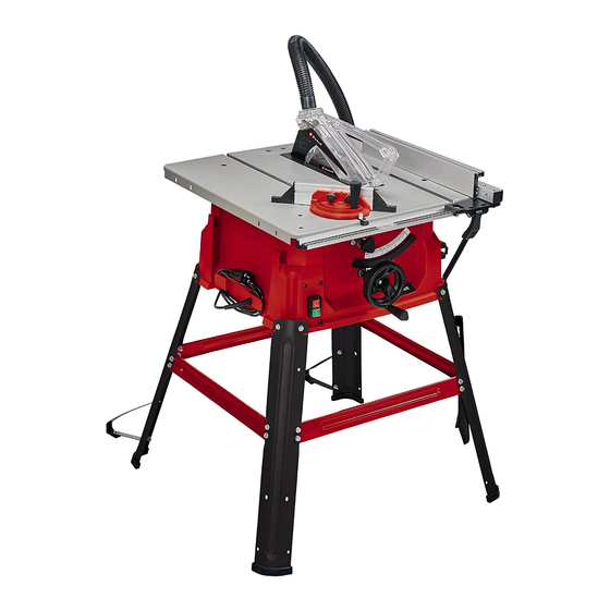 EINHELL TC-TS 2025/3 eco Manual De Instrucciones