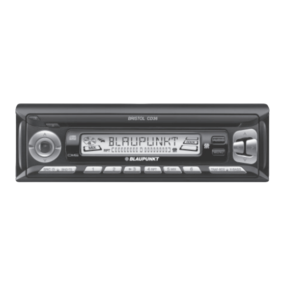 Blaupunkt Bristol CD36 Instrucciones De Manejo