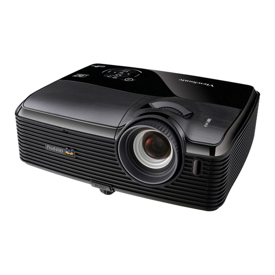 ViewSonic Pro8400 Guia Del Usuario