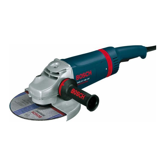 Bosch GWS 21-180 PROFESSIONAL Manual De Instrucciones