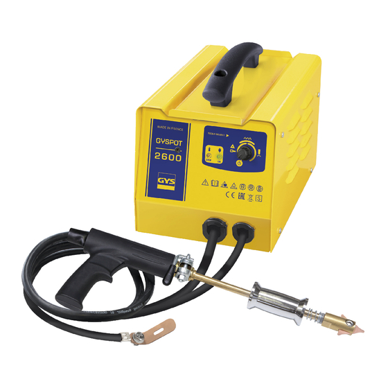 GYS GYSPOT 2600 Manual Del Usuario