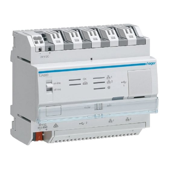 hager TJA560 Manual Del Instalador