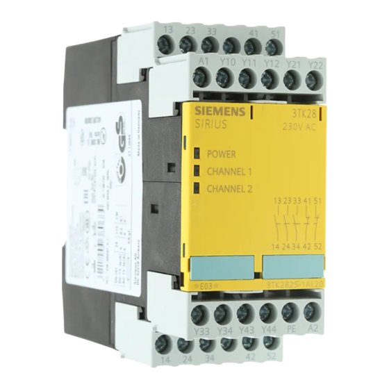 Siemens SOROUS 3TK2825 Manual De Instrucciones