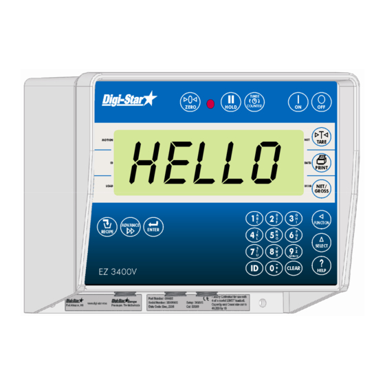 DIGI-STAR EZ3400 Manual Del Operador
