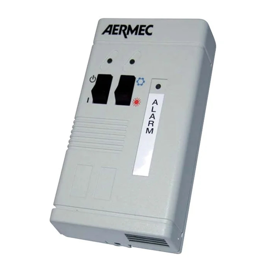 AERMEC PR 3 Manual De Instrucciones