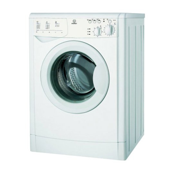 Indesit WIA 102 Manual De Instrucciones