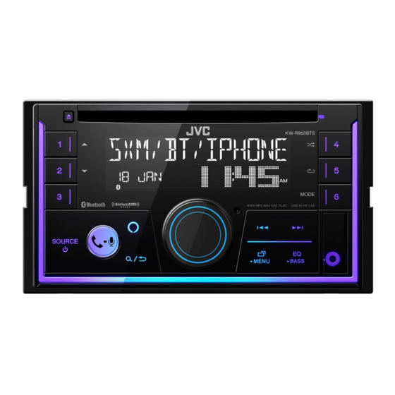 JVC KW-R950BTS Manual De Instrucciones