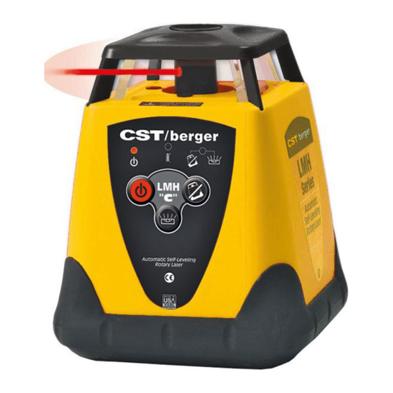 CST/BERGER LMH Serie Manual De Instrucciones