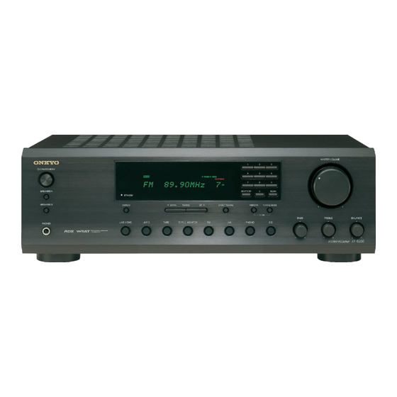 Onkyo TX-8555 Manuales