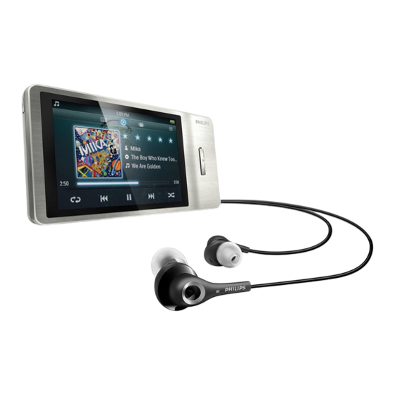 Philips GoGear SA2MUS08 Guía De Configuración Rápida