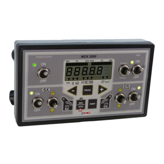 MC Electronics MCK 2000 Instrucciones De Uso Y Montaje