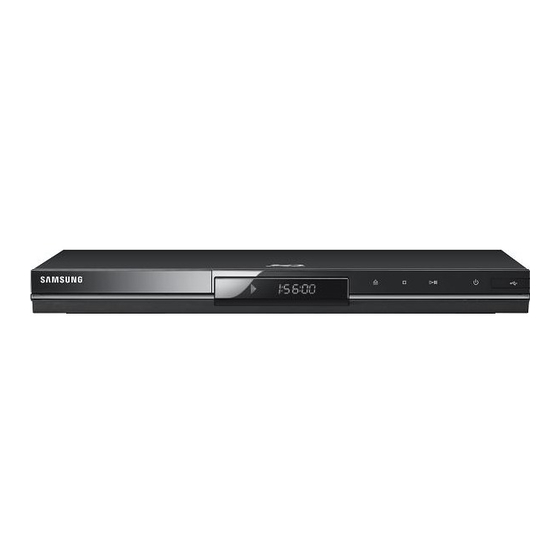 Samsung Blu-ray BD-D5900 Manuales