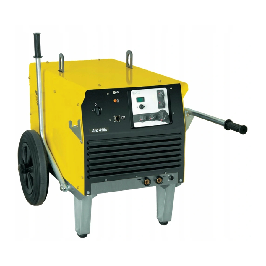 ESAB Origo Arc 410c Instrucciones De Uso
