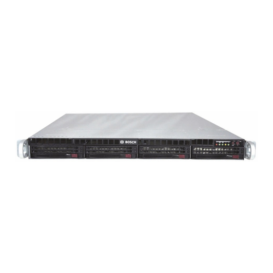 Bosch DIVAR IP 6000 1U Guía De Instalación Rápida