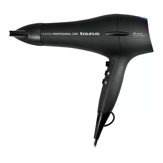 Taurus FASHION PROFESSIONAL 2300 Manual De Instrucciones