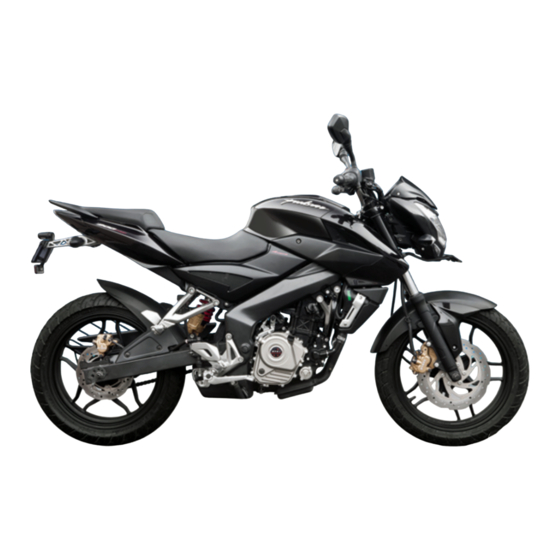 Bajaj Pulsar 200 ns Manual Del Usuario