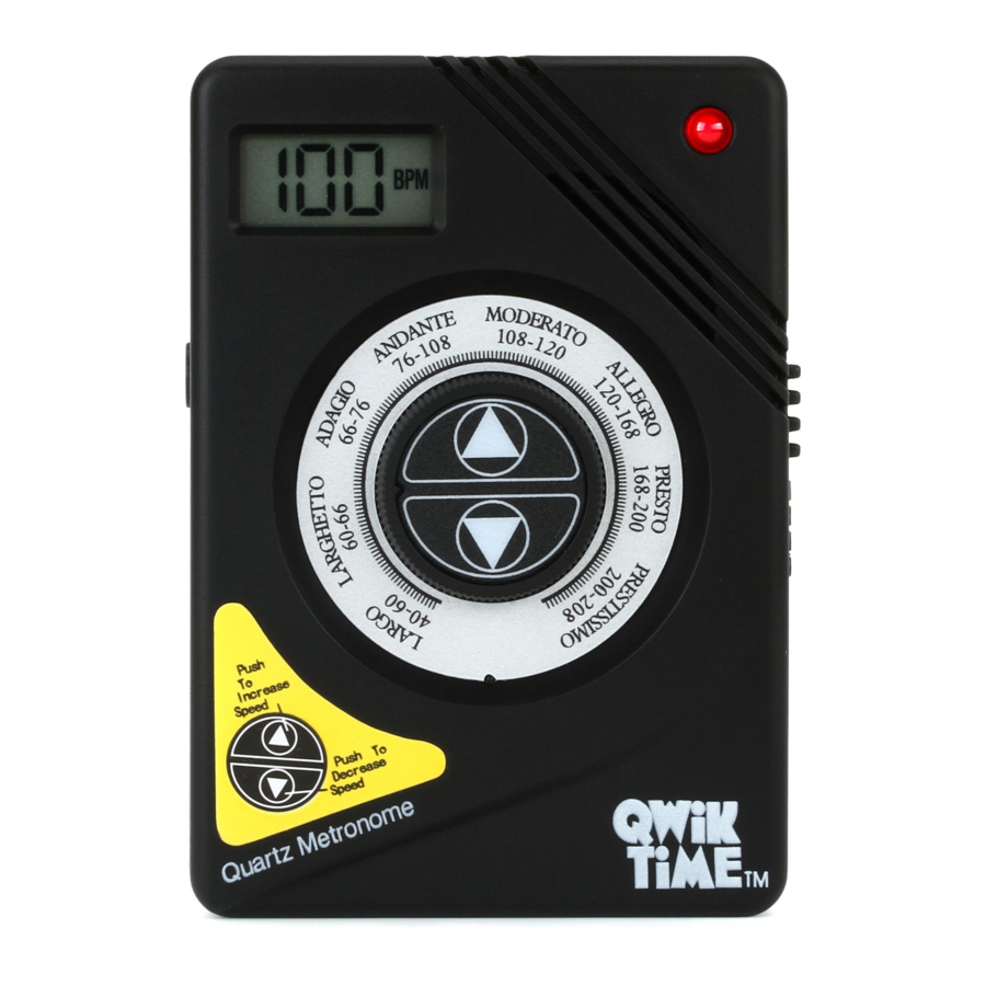 Qwik Tune QT-3 Manual De Instrucciones