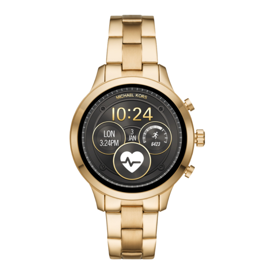 Michael Kors ACCESS DW7M1 Guia De Inicio Rapido