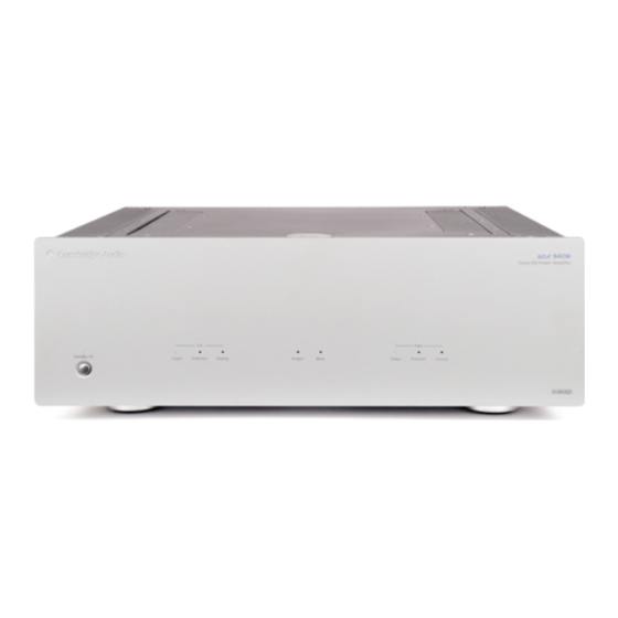 Cambridge Audio azur 840W Manual Del Usuario