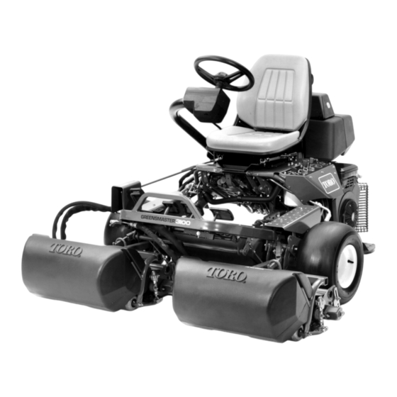 Toro GREENSMASTER 3100 Guía Del Usario